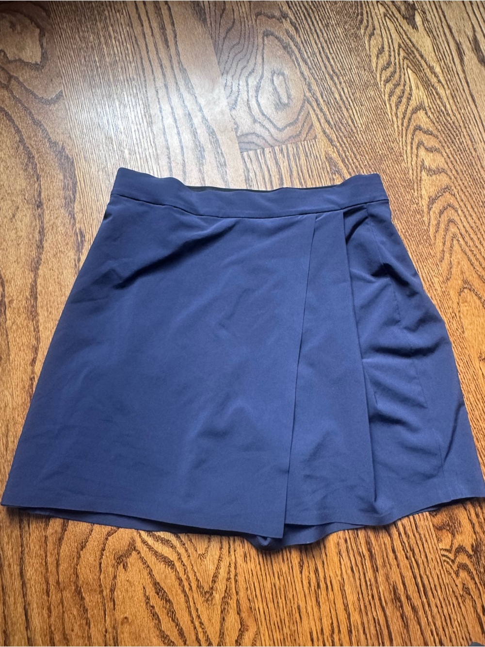 Navy Women’s Skort with Wrap Front Athleta size 0 uniform work skirt shorts